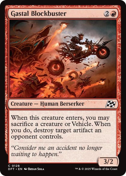 Gastal Blockbuster, Aetherdrift 128