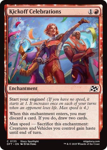 Kickoff Celebrations, Aetherdrift 135