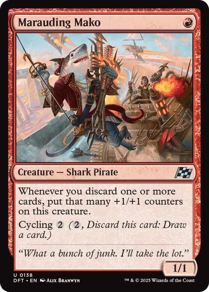 Marauding Mako, Aetherdrift 138