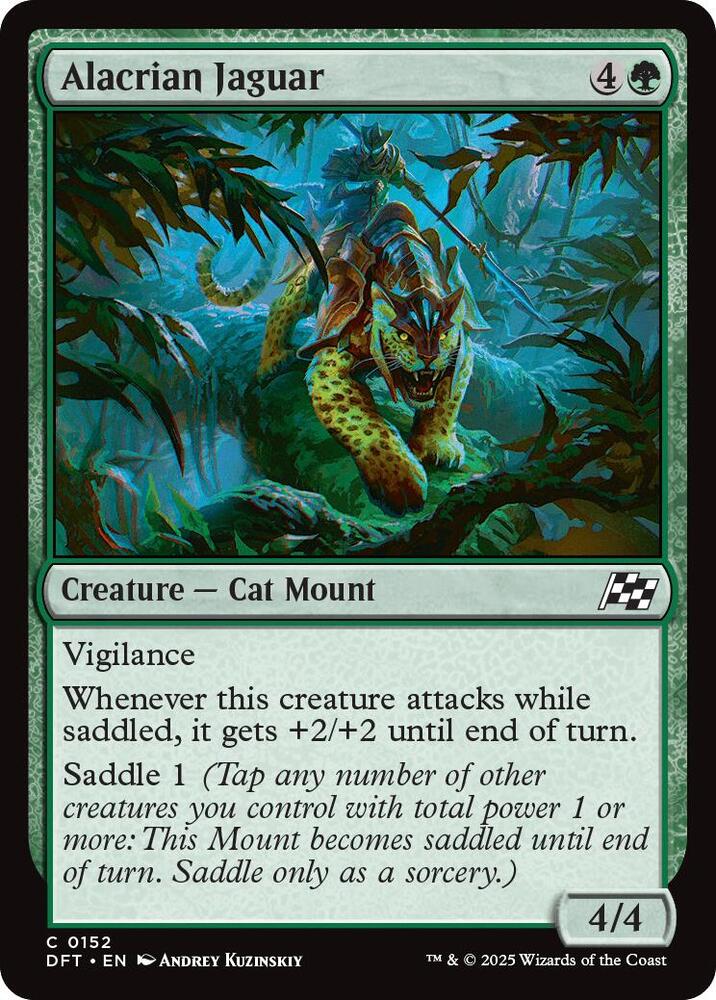 Alacrian Jaguar, Aetherdrift 152