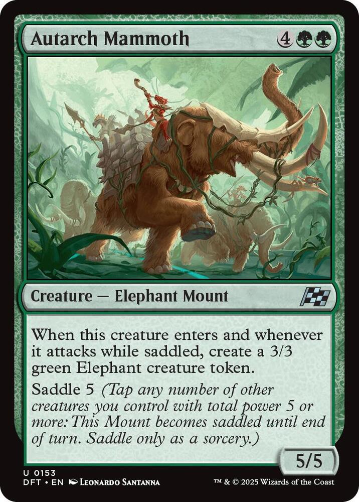 Autarch Mammoth, Aetherdrift 153