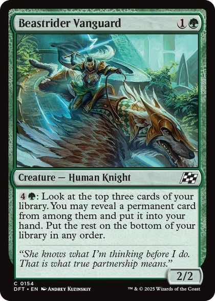 Beastrider Vanguard, Aetherdrift 154