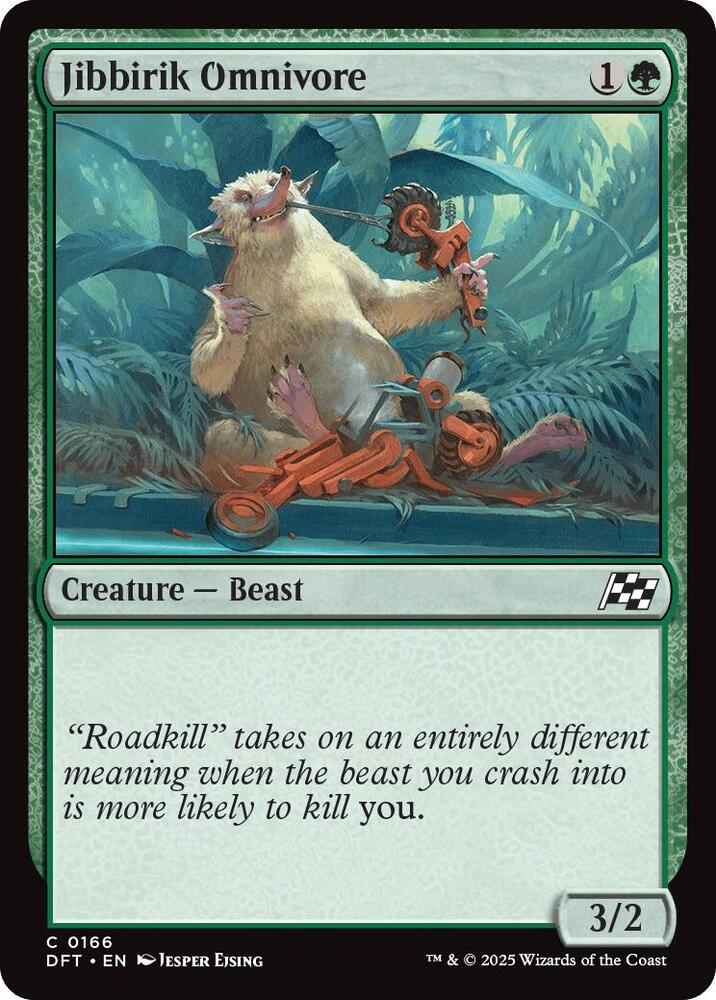 Jibbirik Omnivore, Aetherdrift 166