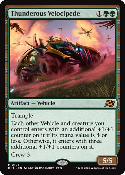 Thunderous Velocipede, Aetherdrift 183