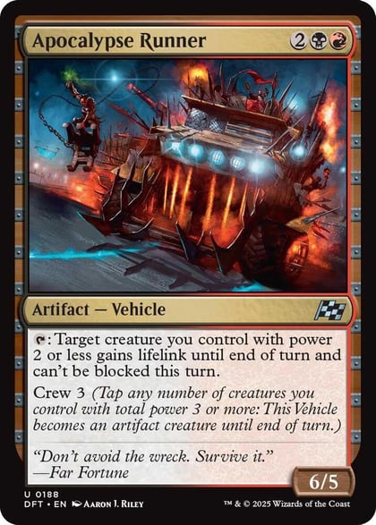Apocalypse Runner, Aetherdrift 188