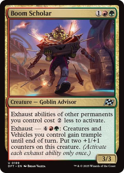 Boom Scholar, Aetherdrift 189