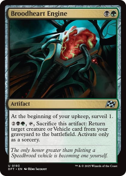 Broodheart Engine, Aetherdrift 193