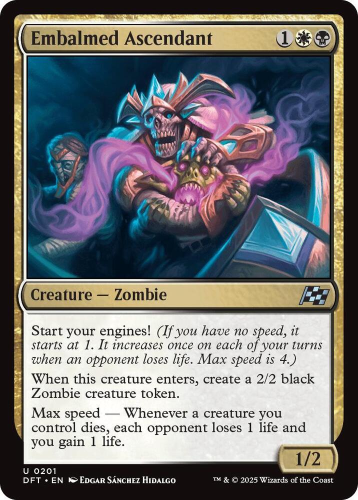 Embalmed Ascendant, Aetherdrift 201