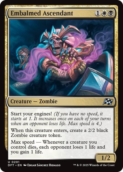 Embalmed Ascendant, Aetherdrift 201