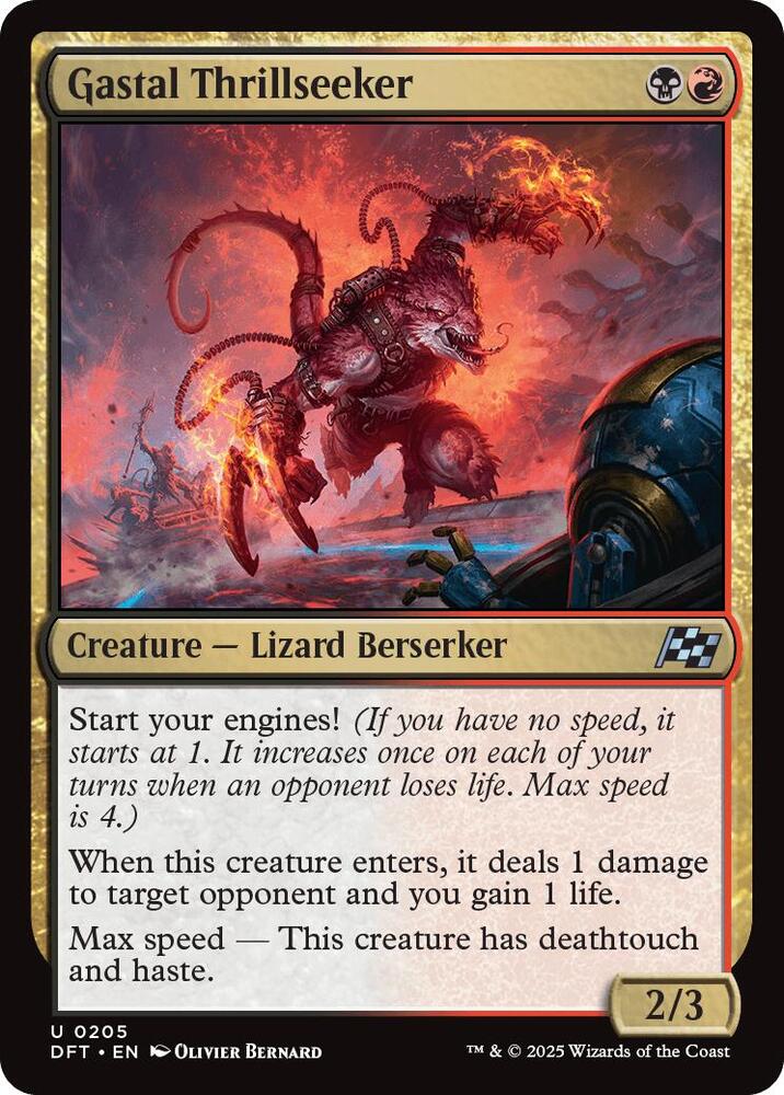 Gastal Thrillseeker, Aetherdrift 205