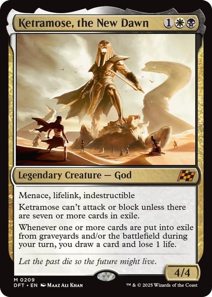 Ketramose, the New Dawn, Aetherdrift 209