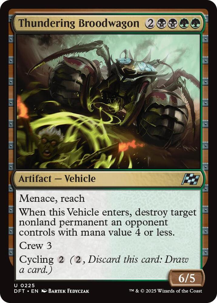 Thundering Broodwagon, Aetherdrift 225