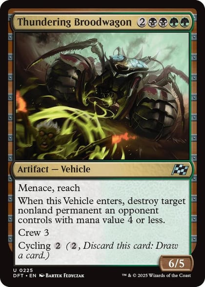 Thundering Broodwagon, Aetherdrift 225