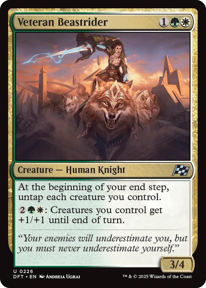 Veteran Beastrider, Aetherdrift 226