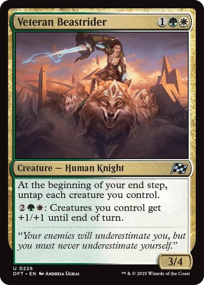 Veteran Beastrider, Aetherdrift 226