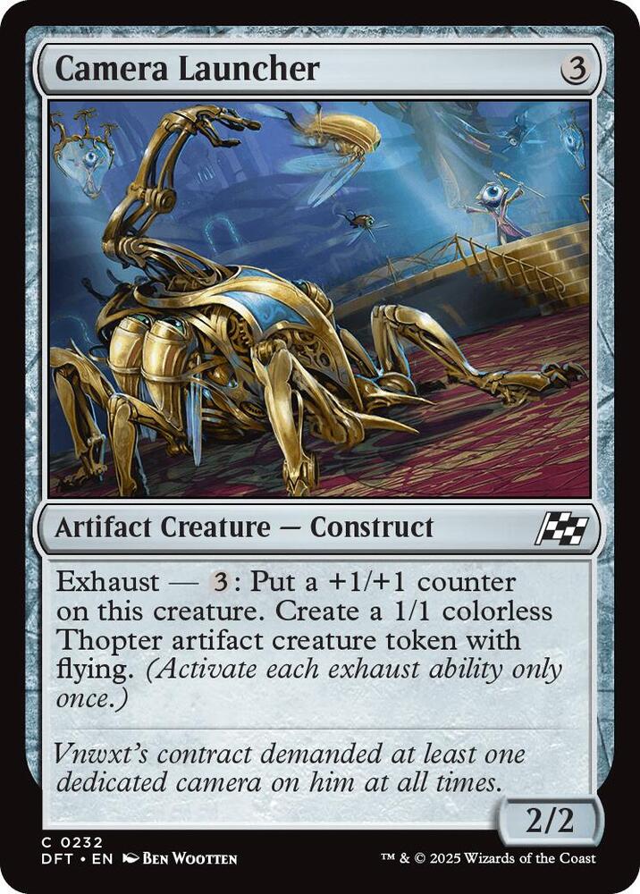 Camera Launcher, Aetherdrift 232