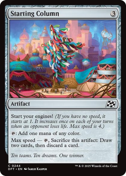 Starting Column, Aetherdrift 244