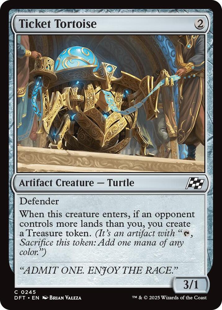 Ticket Tortoise, Aetherdrift 245