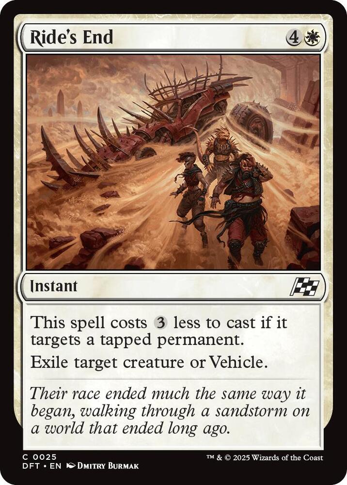 Ride's End, Aetherdrift 25