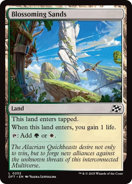 Blossoming Sands, Aetherdrift 252