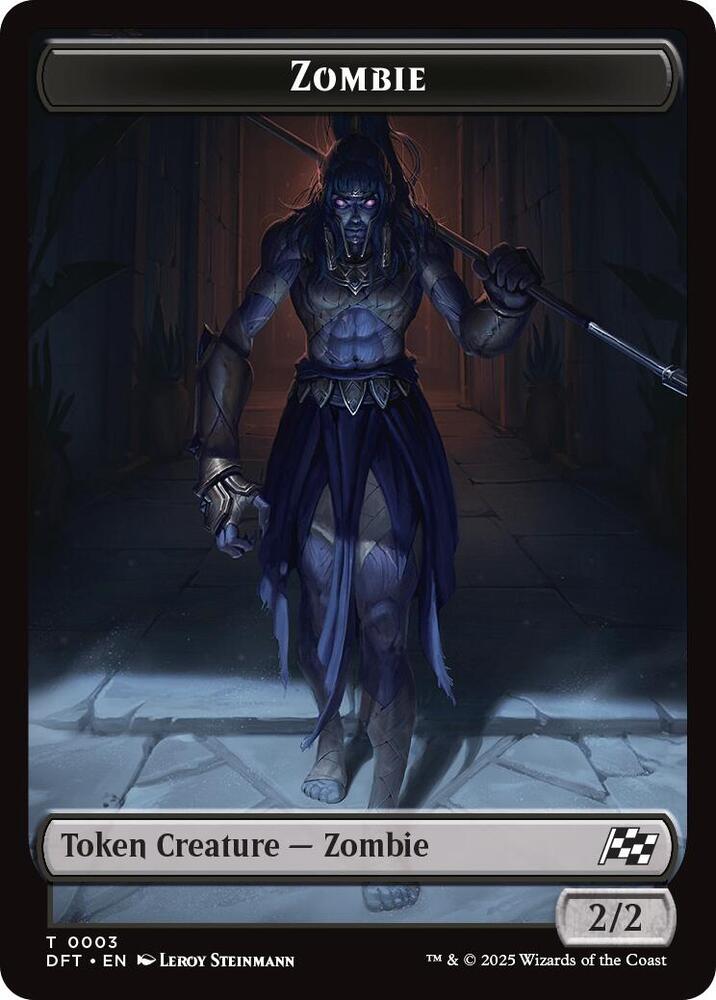 Zombie (0003) // Pilot Double-Sided Token, Aetherdrift 3 // 1