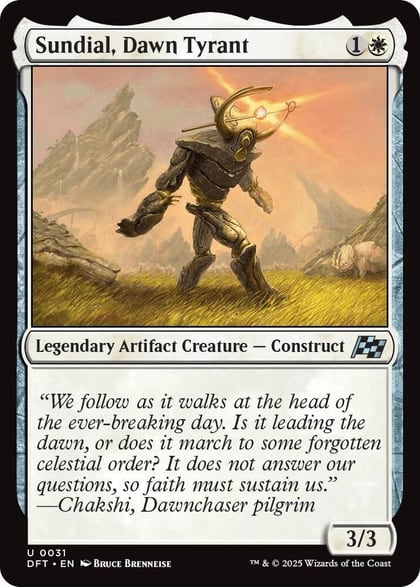 Sundial, Dawn Tyrant, Aetherdrift 31