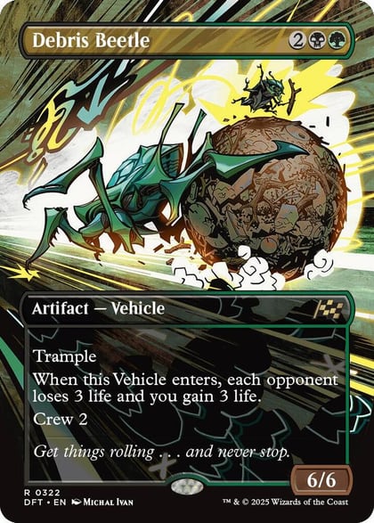 Debris Beetle (Borderless), Aetherdrift 322