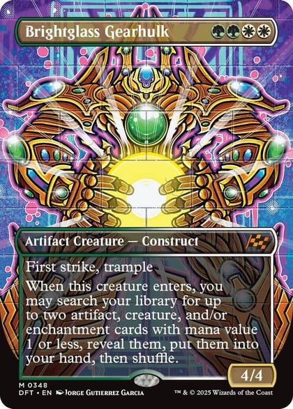 Brightglass Gearhulk (Borderless), Aetherdrift 348