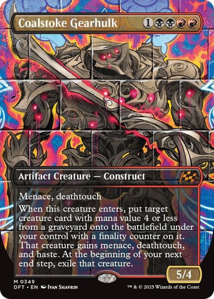 Coalstoke Gearhulk (Borderless), Aetherdrift 349