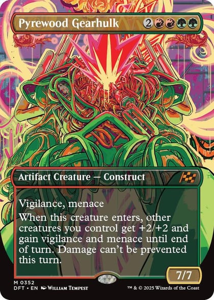 Pyrewood Gearhulk (Borderless), Aetherdrift 352
