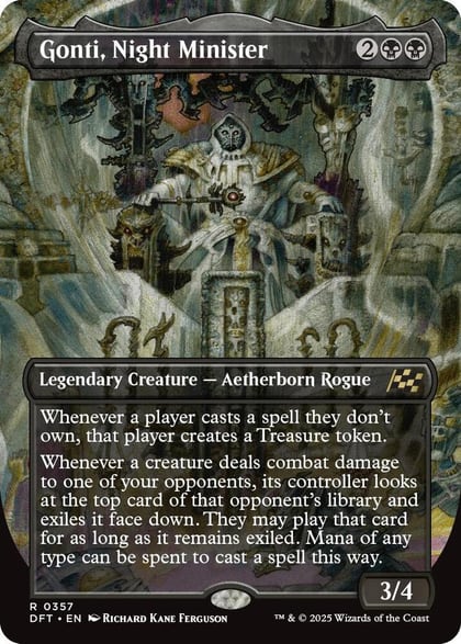 Gonti, Night Minister (Borderless), Aetherdrift 357