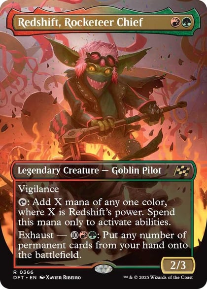 Redshift, Rocketeer Chief (Borderless), Aetherdrift 366