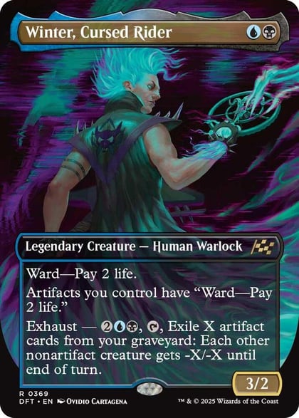 Winter, Cursed Rider (Borderless), Aetherdrift 369