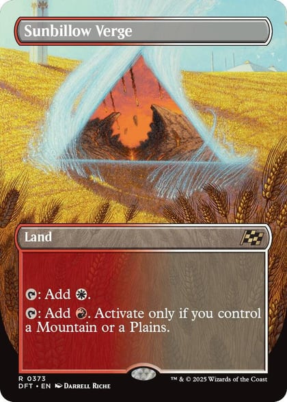 Sunbillow Verge (Borderless), Aetherdrift 373