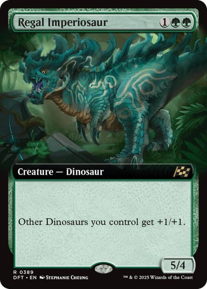 Regal Imperiosaur (Extended Art), Aetherdrift 389