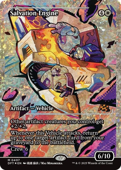 Salvation Engine (Showcase) (Fracture Foil), Aetherdrift 407