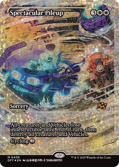 Spectacular Pileup (Showcase) (Fracture Foil), Aetherdrift 408