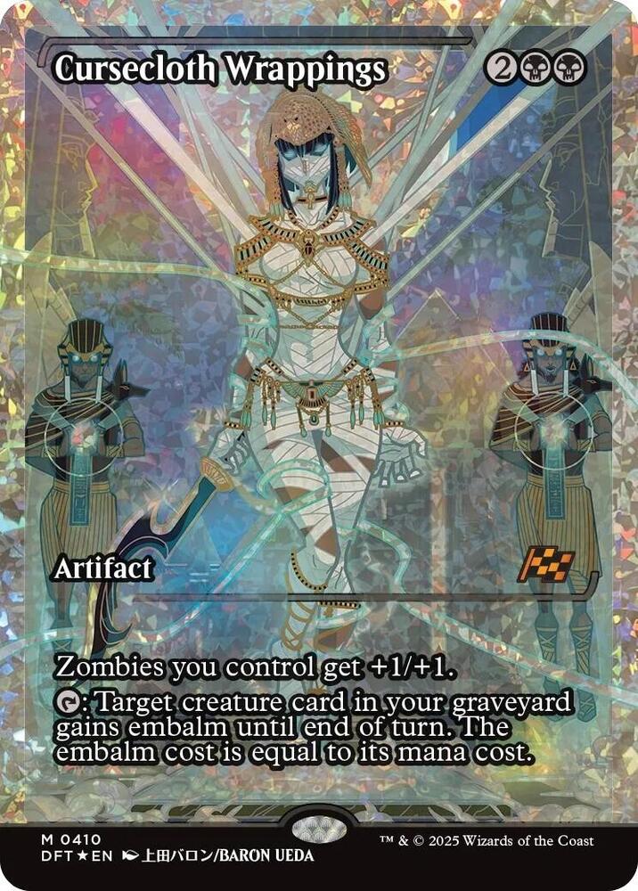 Cursecloth Wrappings (Showcase) (Fracture Foil), Aetherdrift 410