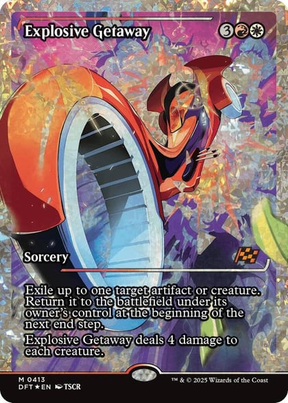 Explosive Getaway (Showcase) (Fracture Foil), Aetherdrift 413