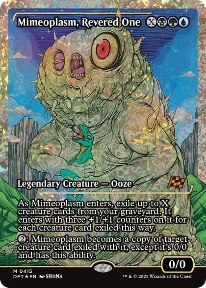 Mimeoplasm, Revered One (Showcase) (Fracture Foil), Aetherdrift 415