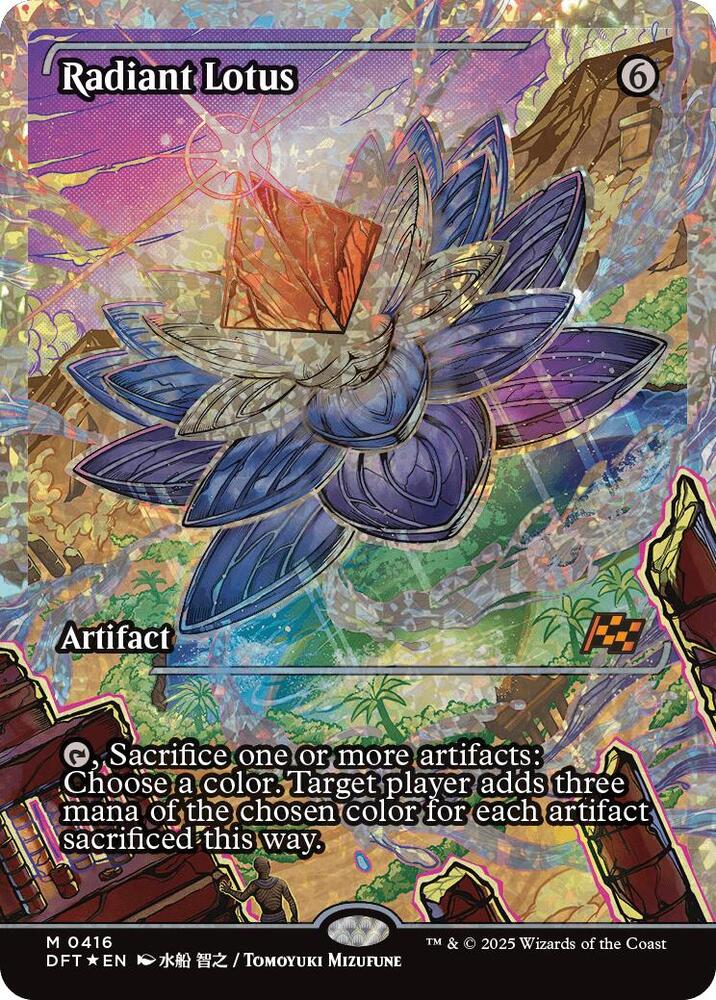 Radiant Lotus (Showcase) (Fracture Foil), Aetherdrift 416