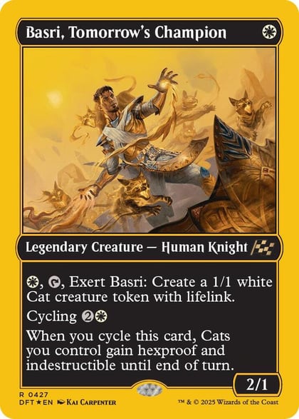 Basri, Tomorrow's Champion (First-Place Foil), Aetherdrift 427