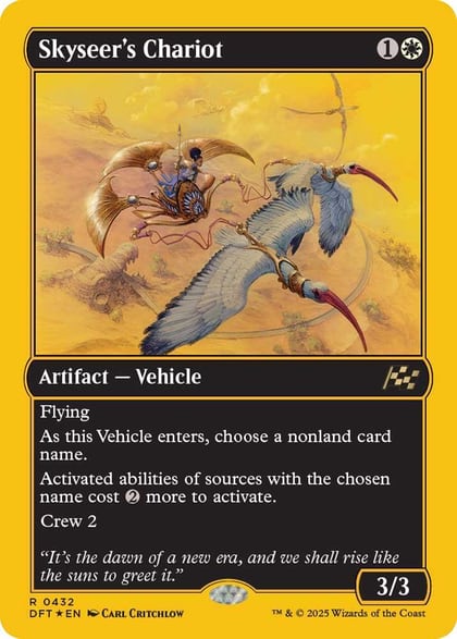 Skyseer's Chariot (First-Place Foil), Aetherdrift 432