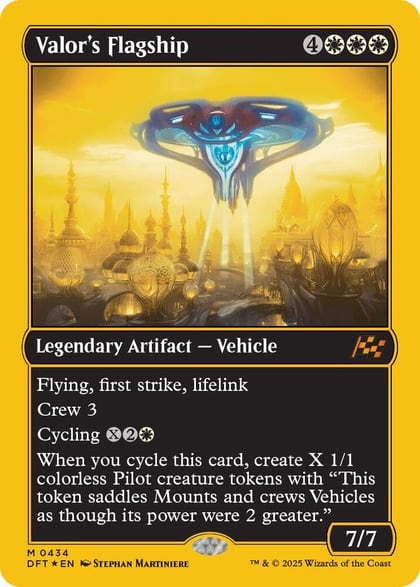 Valor's Flagship (First-Place Foil), Aetherdrift 434
