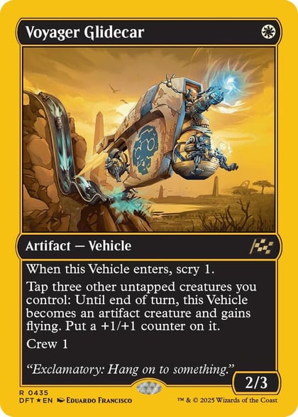 Voyager Glidecar (First-Place Foil), Aetherdrift 435
