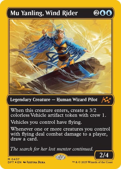 Mu Yanling, Wind Rider (First-Place Foil), Aetherdrift 437