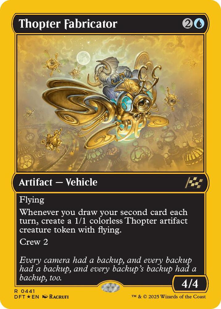 Thopter Fabricator (First-Place Foil), Aetherdrift 441