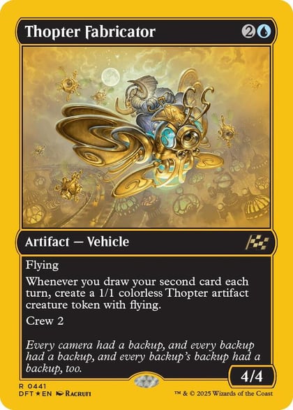 Thopter Fabricator (First-Place Foil), Aetherdrift 441
