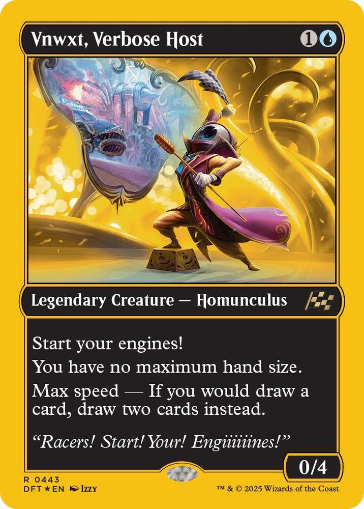Vnwxt, Verbose Host (First-Place Foil), Aetherdrift 443
