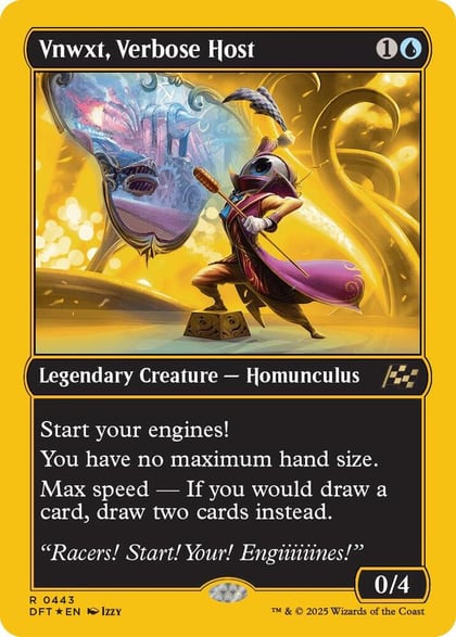 Vnwxt, Verbose Host (First-Place Foil), Aetherdrift 443